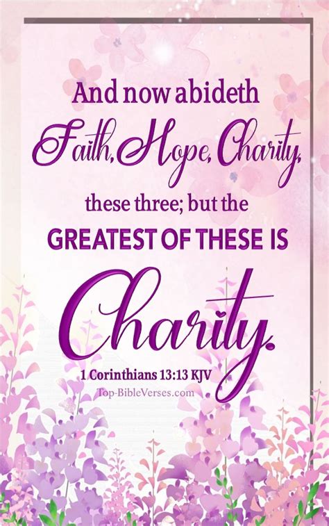 corinthians faith hope charity.